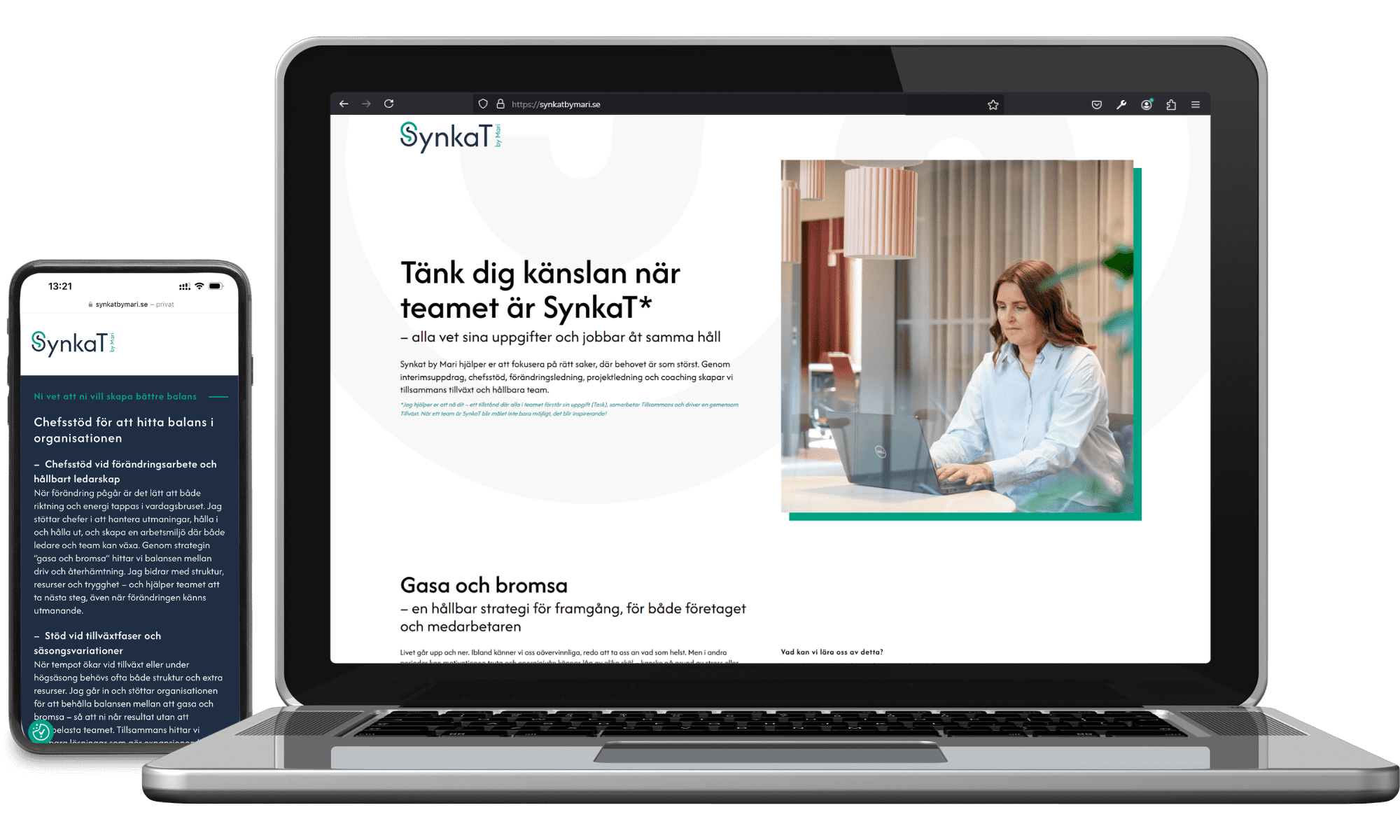 Digitalt visitkort SynkaT by Mari
