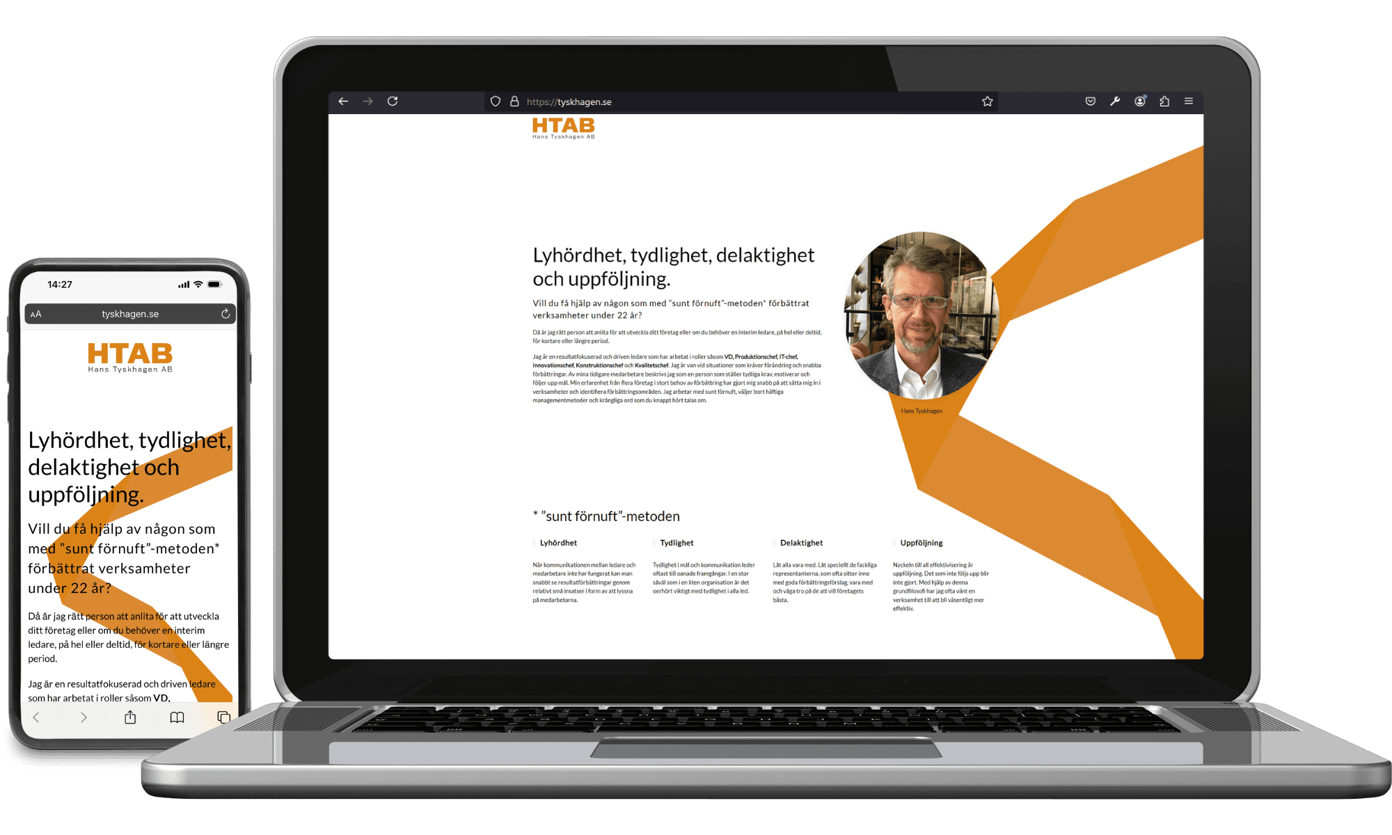 Digitalt visitkort Hans Tyskhagen